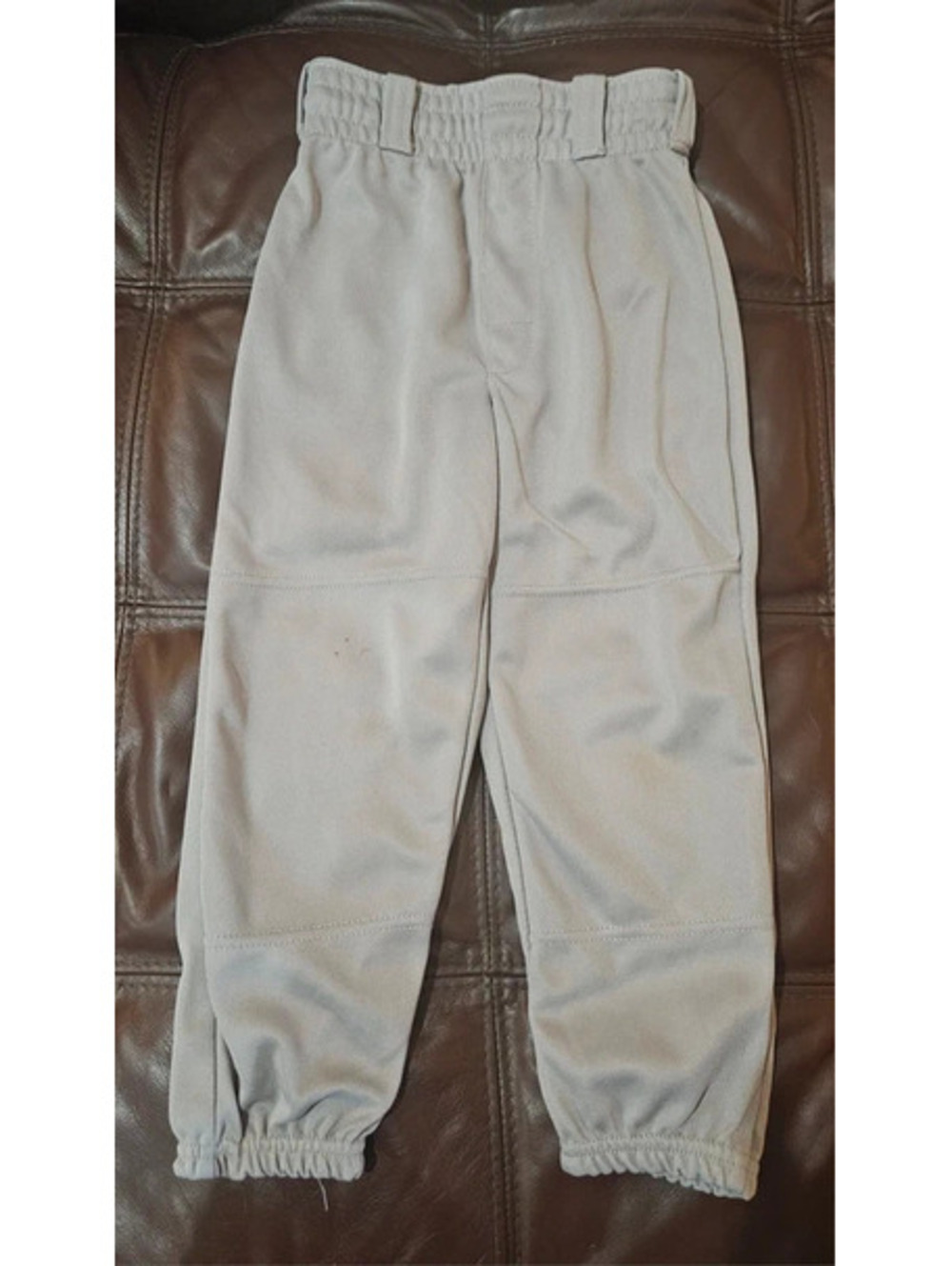 Rawlings Boys Gray Baseball Pants Size XS Youth Pull On Practice Game Uniform